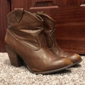 Not Rated Brown Bootie
